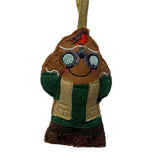 Bird Watcher Gingerbread Man Decoration