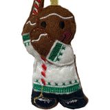 Church Bell Ringer Gingerbread Man Decoration.