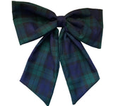 Navy Tartan Door Bow (Large)