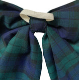 Navy Tartan Door Bow (Large)