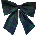 Navy Tartan Door Bow (Large)