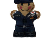 Royal Navy Submariner Officer Gingerbread Man Decoration