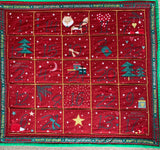 Fox Design, Reusable Pocket Advent Calendar.