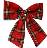 Red Tartan Door Bow (Large)