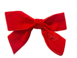 Red Velvet Hair Bow (Small)