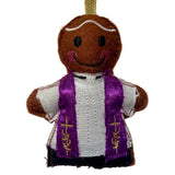 Vicar Gingerbread Man Decoration