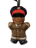 British Soldier in Dress Uniform Gingerbread Man Decoration
