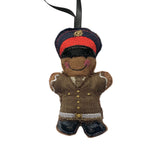 British Soldier in Dress Uniform Gingerbread Man Decoration