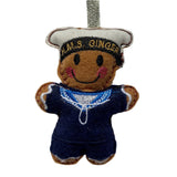 HMS Ginger Sailor Gingerbread Man Decoration