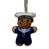 HMS Ginger Sailor Gingerbread Man Decoration