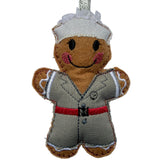 Military Nurse Gingerbread Man Decoration