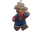 Cowboy/Line Dancing Gingerbread Man Decoration
