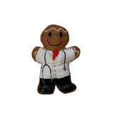 Doctor In Traditional White Coat Gingerbread Man Decoration