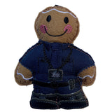 Customs Officer Gingerbread Man Decoration