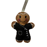 Beautician Gingerbread Man Decoration (Black and White)