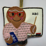 Female Teacher Gingerbread Decoration