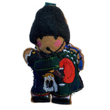 Scottish Piper In Bearskin Hat Gingerbread Man Decoration
