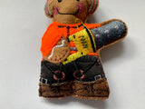 Tree Surgeon In Safety Workwear Gingerbread Man Decoration