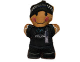 Police Officer Black Uniform Stab Vest Gingerbread Decoration