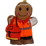 Postman Gingerbread Man Decoration