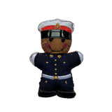 Royal Marine Dress Uniform Gingerbread Man Decoration