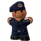 Royal Navy Sailor In Modern Uniform Gingerbread Man Decoration