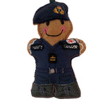 Royal Navy Sailor In Modern Uniform Gingerbread Man Decoration