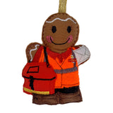 Postman Gingerbread Man Decoration