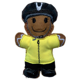 Cyclist Gingerbread Man Decoration