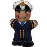 Merchant Navy/Cruise Ship Captain Gingerbread Man Decoration