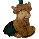 Scottish Cow Tree Ornament