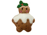 Christmas Pudding Gingerbread Man Hanging Tree Decoration