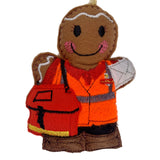 Postman Gingerbread Man Decoration