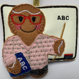 Female Teacher Gingerbread Decoration