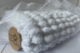 Chunky knit baby blanket.
