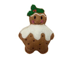 Christmas Pudding Gingerbread Man Hanging Tree Decoration