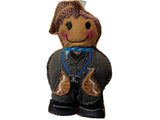 Flight attendant gingerbread woman