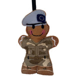 Army Air Corps Soldier Gingerbread Man Decoration