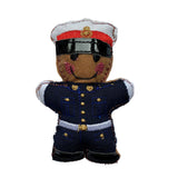 Royal Marine Dress Uniform Gingerbread Man Decoration