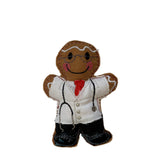 Doctor In Traditional White Coat Gingerbread Man Decoration