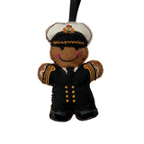 Royal Navy Commander Gingerbread Man Decoration