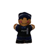 Police Officer Navy Blue Uniform Gingerbread Decoration