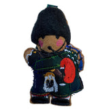 Scottish Piper In Bearskin Hat Gingerbread Man Decoration