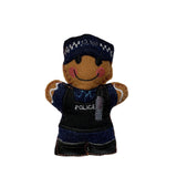 Police Officer Navy Blue Uniform Gingerbread Decoration