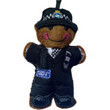 Welsh Police Officer Gingerbread Man Decoration