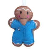 Nurse Gingerbread Man Decoration