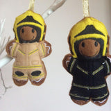 Firefighter Gingerbread Man Decoration