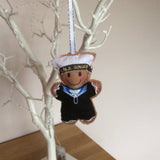 HMS Ginger Sailor Gingerbread Man Decoration