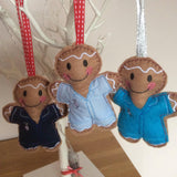 Nurse Gingerbread Man Decoration