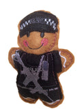 Police Firearms Officer Gingerbread Man Decoration
